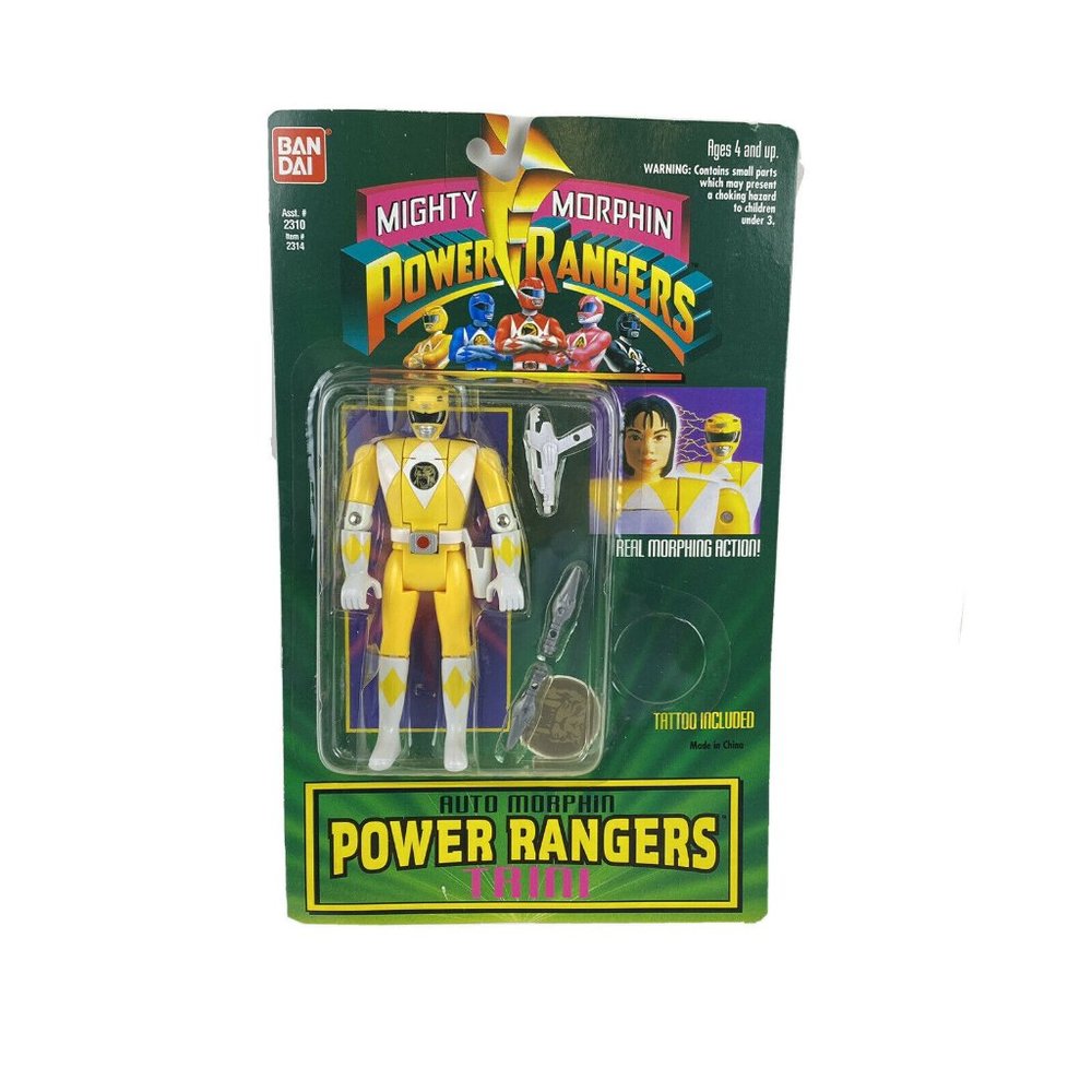 1994 Mighty Auto Morphin Power Ranger Trini Yellow